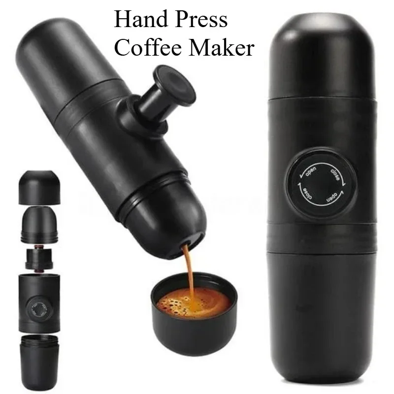 

140 мл портативная капсульная кофеварка для путешествий на открытом воздухе ручной пресс кофемашина для эспрессо мини-кофеварка идеальный выбор