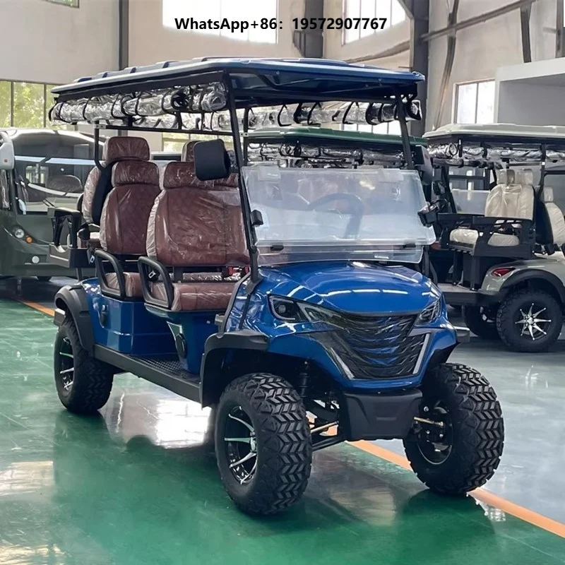Electric Golf Cart Customize 6 Seater with CE Certificated Golf Buggy New Model for Resort