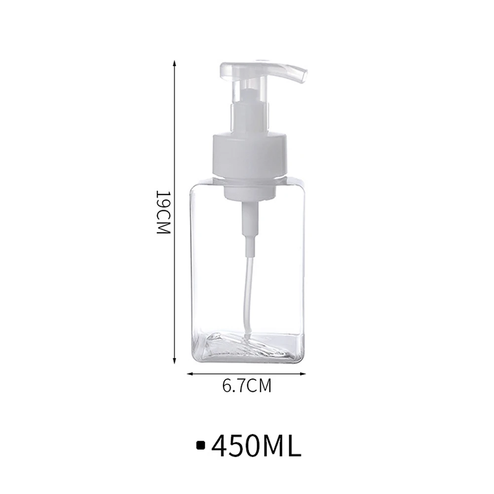 250/450ml Foaming Dispenser Bottle Portable Soap Dispensers Liquid Soap Shampoo Pump Bottles Bathroom Travel Accessories