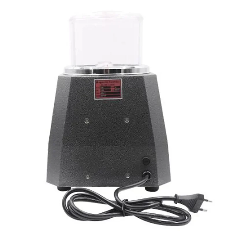 

220V And 110V With 200g Polishing Needle Jewelry Polishing Machine Equipment KT-130 Magnetic Tumbler Rotary Polisher Machine