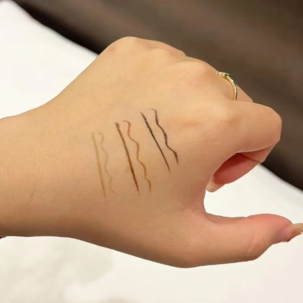 Delineador líquido de longa duração à prova d'água de urso fofo maquiagem de secagem rápida, resistente a manchas, fórmula para olhos sensíveis cosméticos