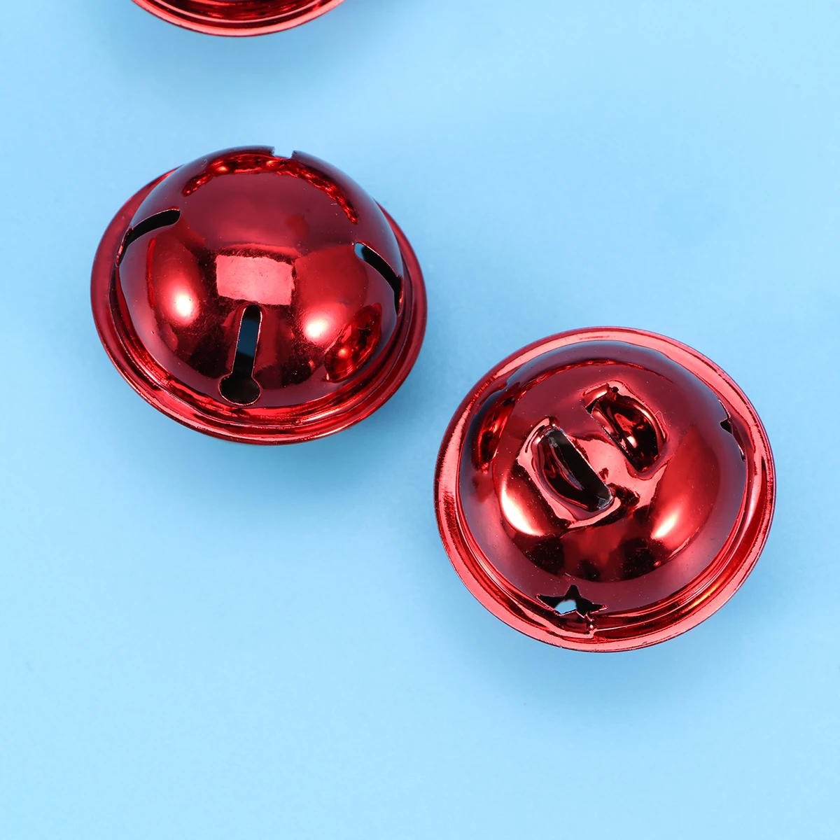 

21pcs Christmas Bell Decorations 4Cm Golden Mini Jingle Bells Handmade Diy Craft Hanging Party Decor For Holiday Wall Ornament