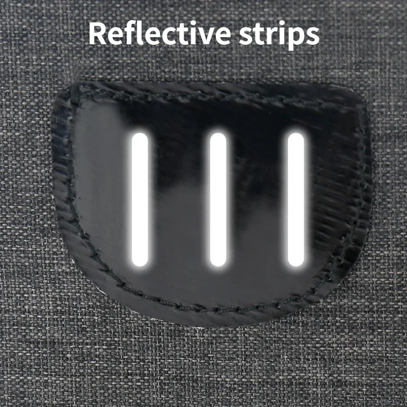 

Складная сумка на руль большой емкости с сенсорным экраном, велосипедная сумка на голову, сумка на голову для скутера со светоотражающими полосками