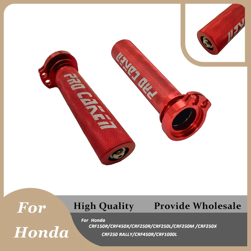 

For Honda Motorcycle CNC Turn Throttle Tube Twister CRF150R CRF250R CRF450R CRF250L CRF250X CRF450X CRF250M CRF1000L 2004-2021