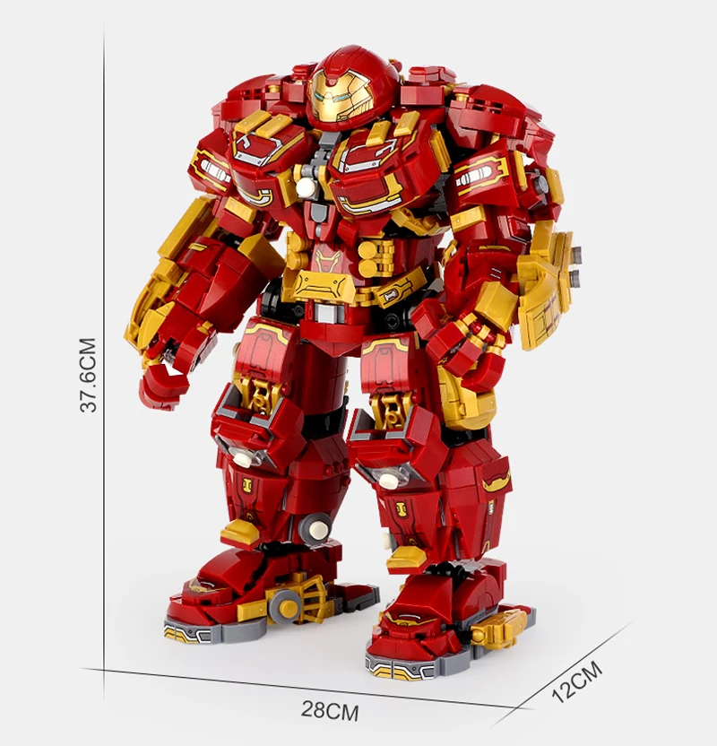 Marvel Building Blocks 2008Pcs Avengers Iron Man Superheroes Toys Bricks Model Hulkbuster Mecha Robot Gifts for Boys Adult