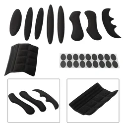 9pcs Bike Bicycle Helmet Padding Kits Sealed Sponge Replacement Motorcycle Bicycle Cycling Foam Pads Set EVA  Bike Sponge  Liner