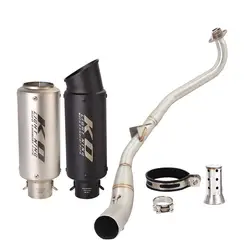 51MM Exhaust System For Honda MSX125 Grom 125 SF 2021 2022 2023 Motorcycle Muffler Tips Header Pipe Stainless Steel DB Killer