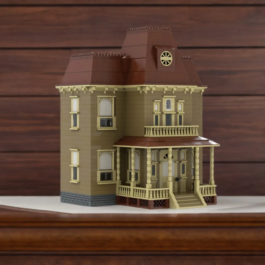 

2186 шт. MOC Psycho House Building DIY развивающая игрушка креативные строительные блоки Рождественский подарок на день рождения для детей