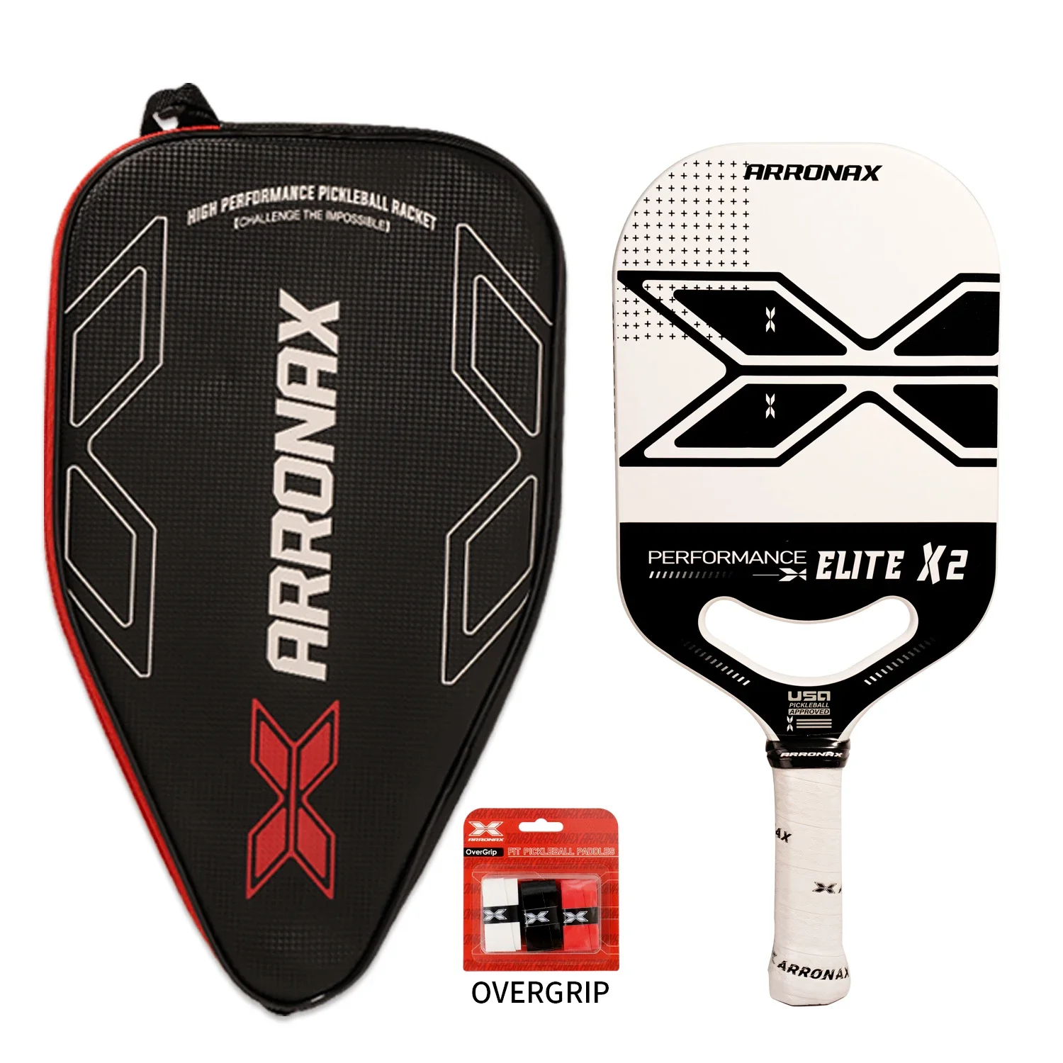 

ARRONAX Pickleball Paddle Graphite Textured Surface For Spin USAPA Compliant Pro Pickleball Racket T700 Raw Carbon Fiber Paddle