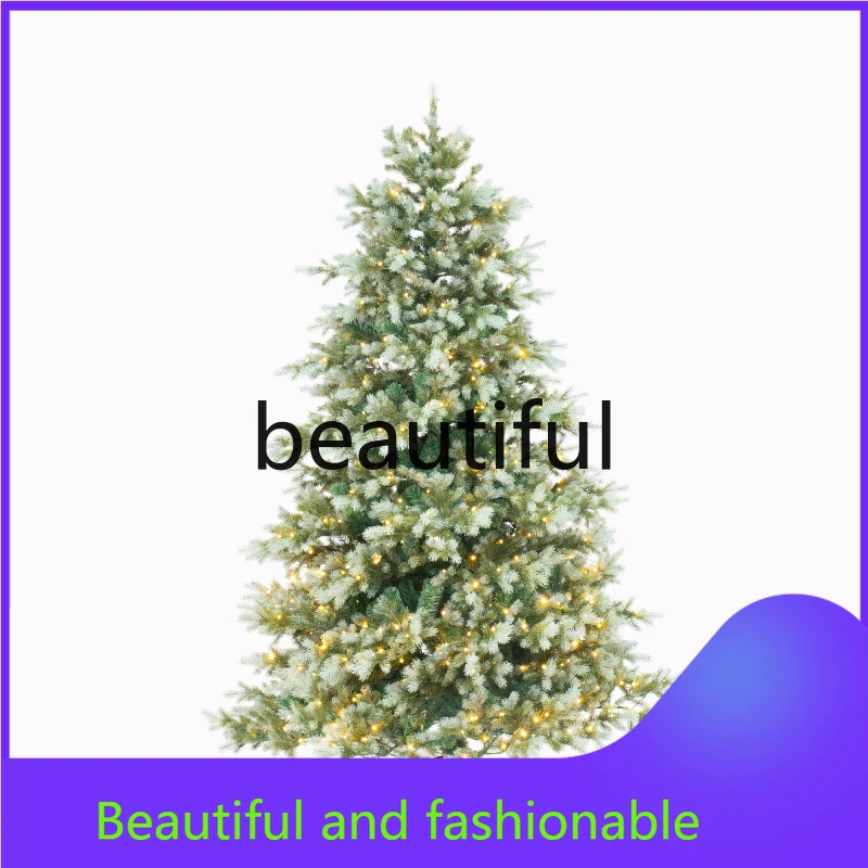 

Christmas tree, spray white warm white PE mixed LED with controller Christmas floor ornament