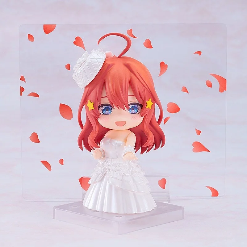

Original 10Cm NENDOROID #2411 Nakano Itsuki Wedding Dress Ver.Action Figure Toys For Kids Gift Collectible Model Ornaments