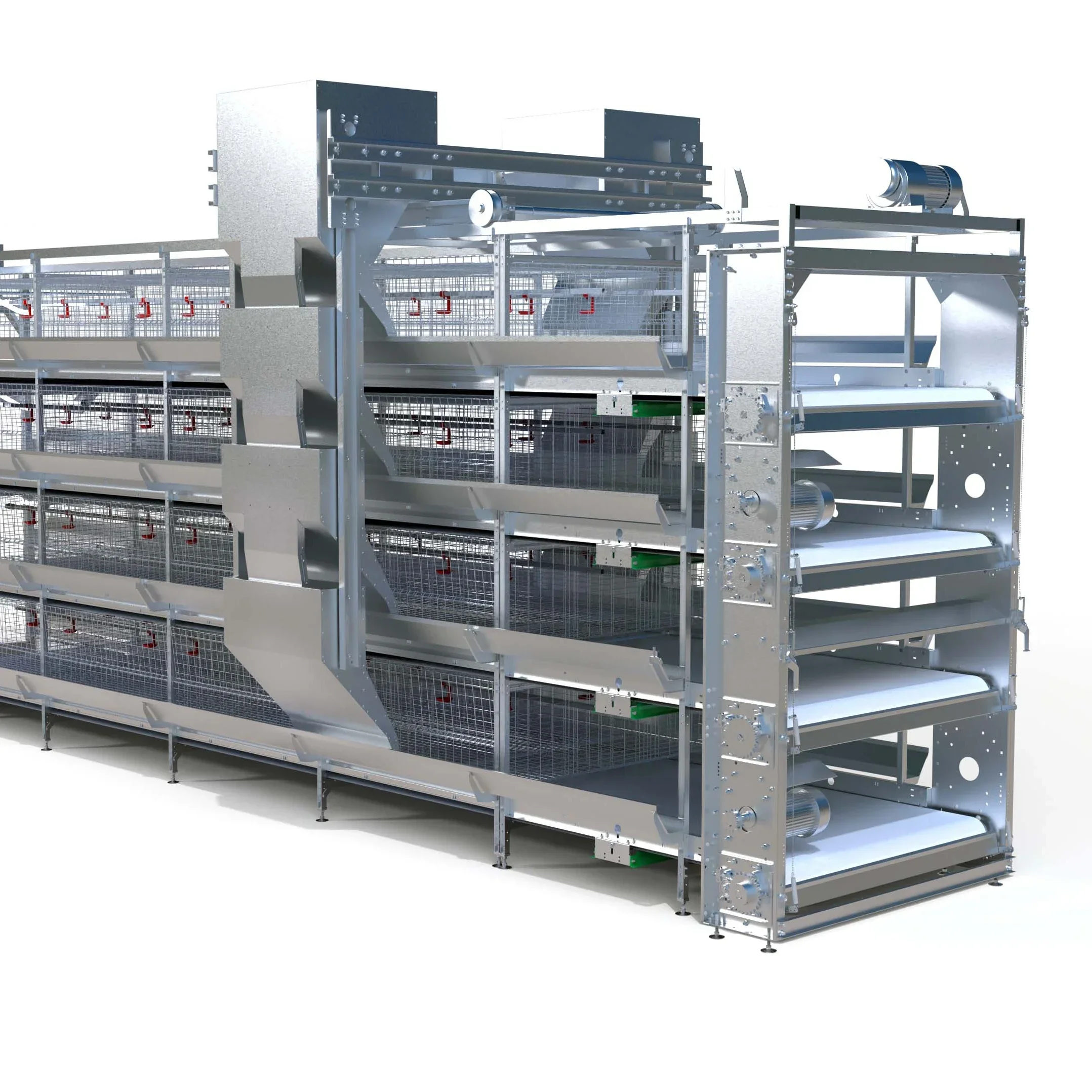 Best Sell Automatic System H Type Battery Broiler Chicken Cage