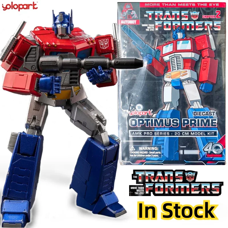 

В наличии YOLOPARK Optimus Prime Фигурка-трансформер, игрушки Generation One AMK PRO 40th Series 20 см G1, игрушки-фигурки