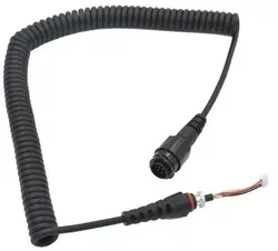 Cable de micrófono de 10 pines para manualidades, repuesto para motorola RMN5107B, M8260,M8228,M8220,XPR4500/4550 DGM4100, etc. Para RMN5052A MIC de 5 pines