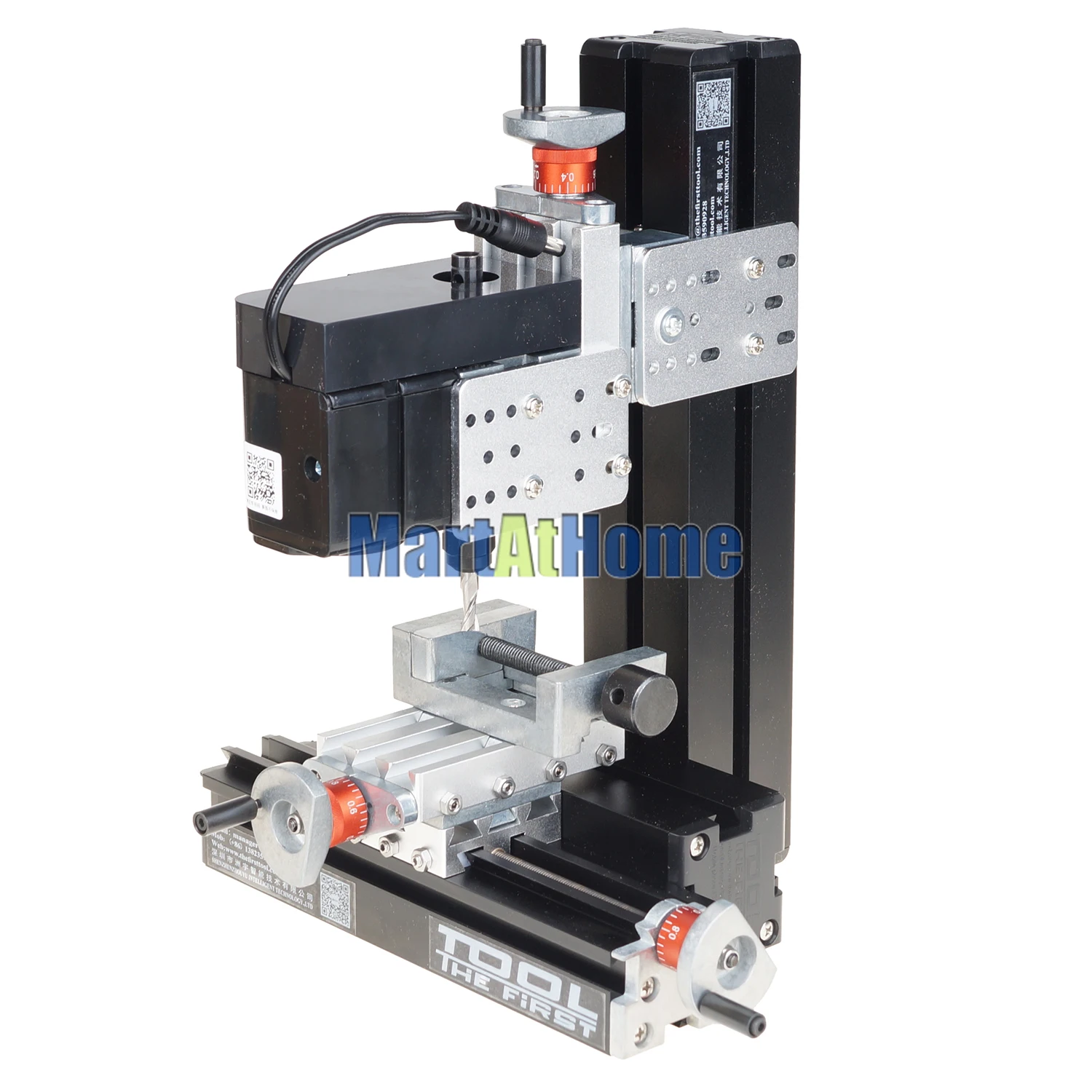 24W Mini Metal Milling Machine Z20005M 20000 RPM support Vertical/Horizontal/Hand-held for Hobby, Science Education,Model Making