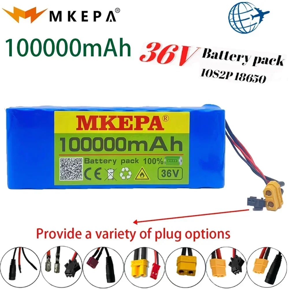 電動スクーター用リチウム電池36v-100000mah-500w-10s2p