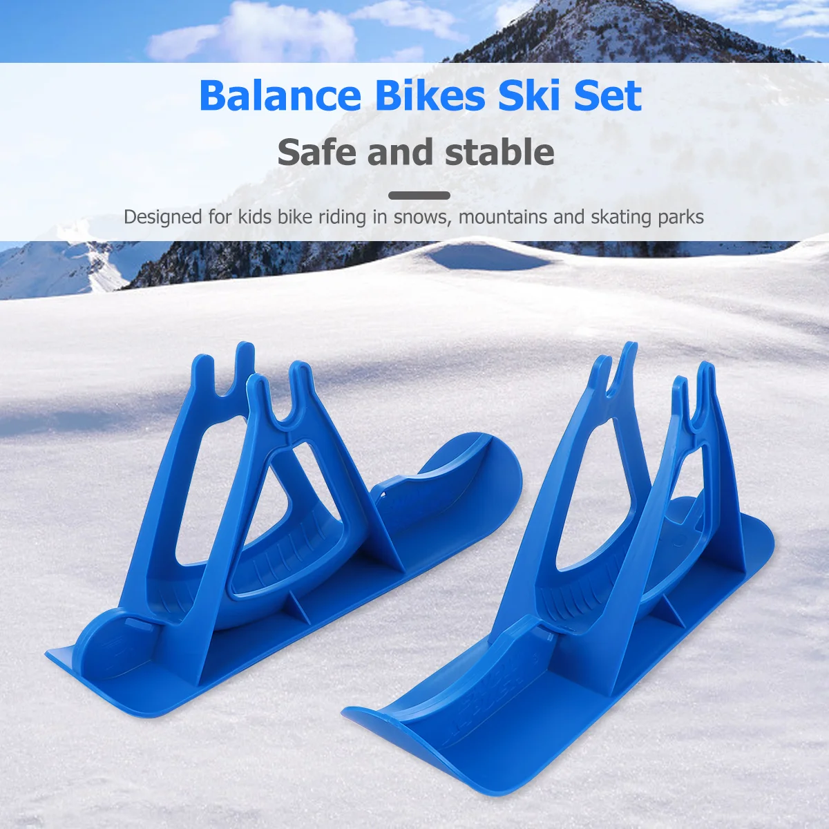 Ski Board Skiing Snow Sled Scooter Kids Snowboard Tire Snowboarding Balance Bike