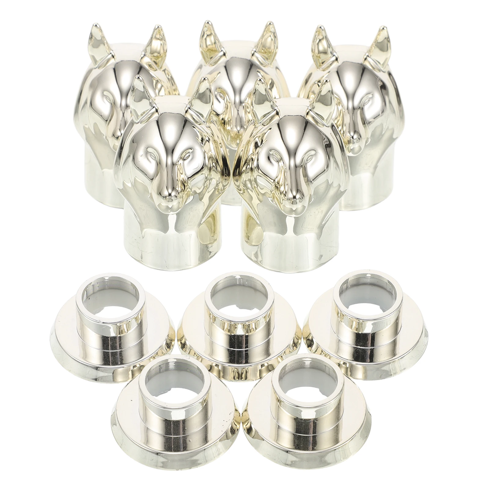 

5Pcs Perfume Bottle Caps Snap Closure for Empty Glass Bottles DIY Perfume Accessories