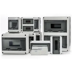 HT Series Junction Box 2/5/8/12/15/18/24WAY PC Plastic Outdoor Electrical IP65 Waterproof Distribution Box
