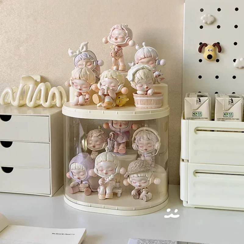 Pyłoszczelna witryna z niespodzianką Przezroczysta akrylowa drabina Organizer na tajemnicze figurki i lalki Wiązana witryna na figurki