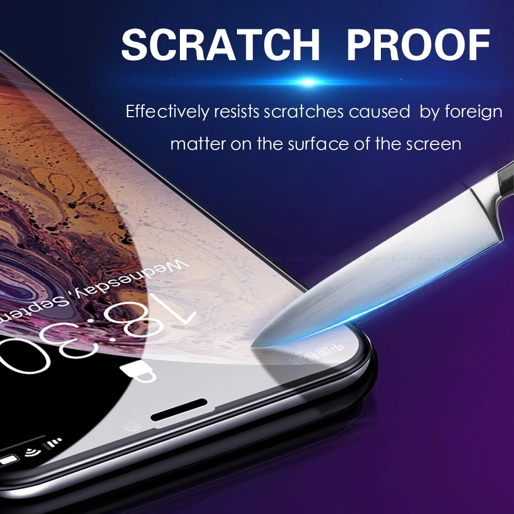 5D Curved Full Cover Tempered Glass Film For iPhone 15 14 13 12 mini 11 Pro XS Max SE 2022 XR X 6 6S 7 8 Plus Screen Protector