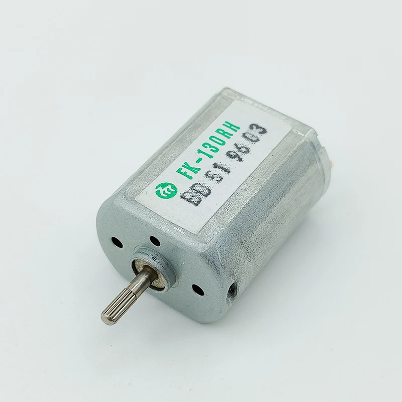 Mabuchi FK-130RH-09490 Micro 130 Electric Motor DC 6V-12V 7000RPM Mini 20mm*15mm Splined Shaft Motor for Car AV CD DVD Device