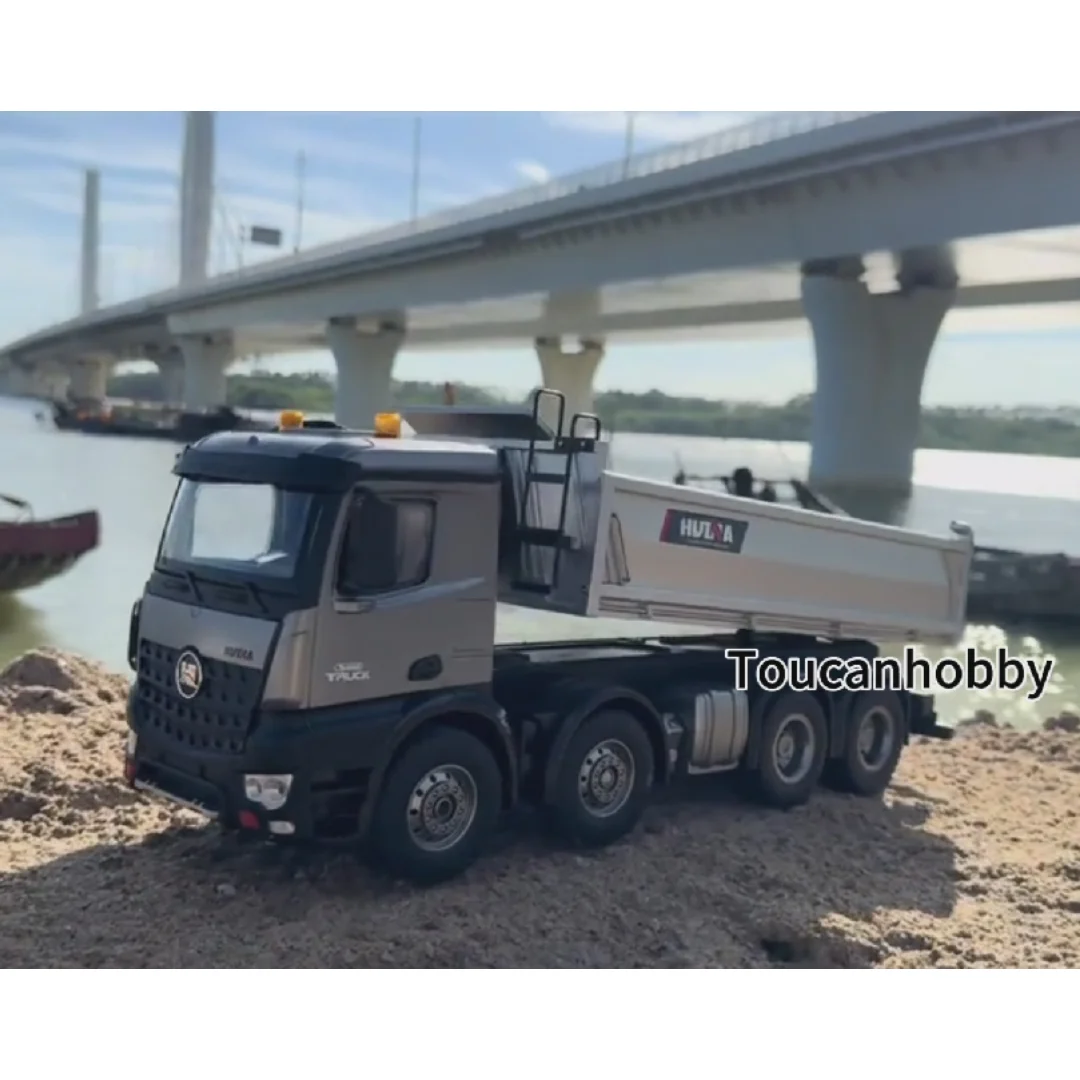 

HUINA 1536 1/14 RC Самосвал 12-канальный RTR Самосвал с дистанционным управлением Модель Световые звуковые эффекты USB-кабель для зарядки Подарок для взрослых и детей