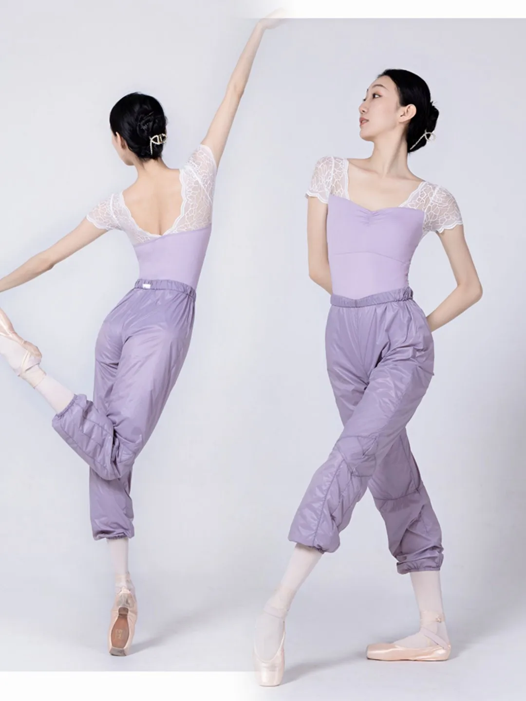 발레 댄스복 여성용 하이웨이스트 체조복 반팔 레오타드 성인 예술 시험 연습복 요가 피트니스