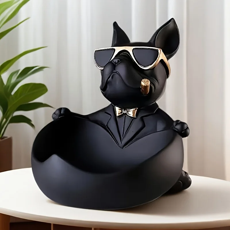 

2025 New Resin Bulldog,2025 New Model 1pc Resin Fashion Bulldog Figurine, 8.2 Inch Size|Stylish Bulldog Design Decorative Resin