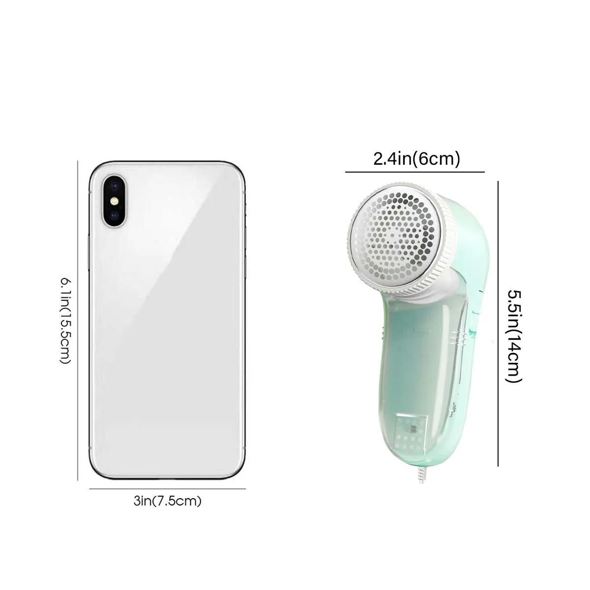Electric Fabric Shaver - USB Electric Portable Lint Remover & Fuzz Trimmer for Clothes, Household Use with Sharp Blade and Brush