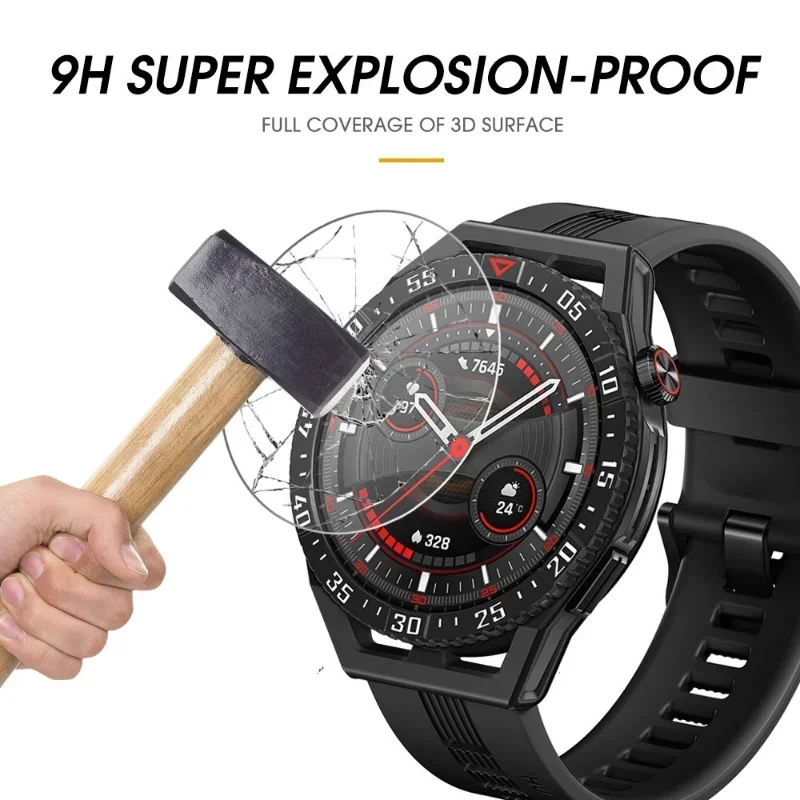 Tempered Glass for Huawei Watch GT 2 3 GT2 GT3 Pro 46mm GT Runner Smartwatch Screen Protector Explosion-Proof Film Accessories