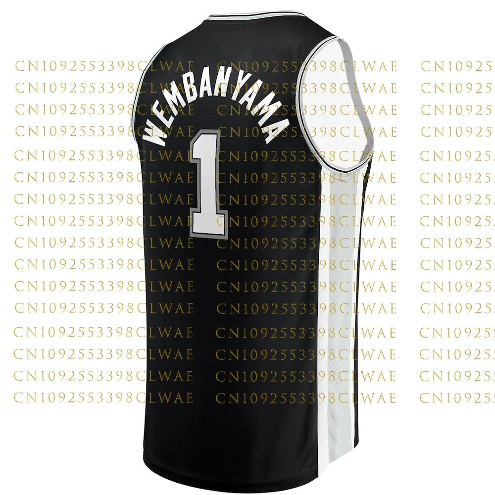 2026 Victor Wemban # Camiseta de Baloncesto para Hombre, Secado Rápido, Transpirable, Conjunto para Niños y Padres, Camiseta sin Mangas para Fanáticos del Baloncesto