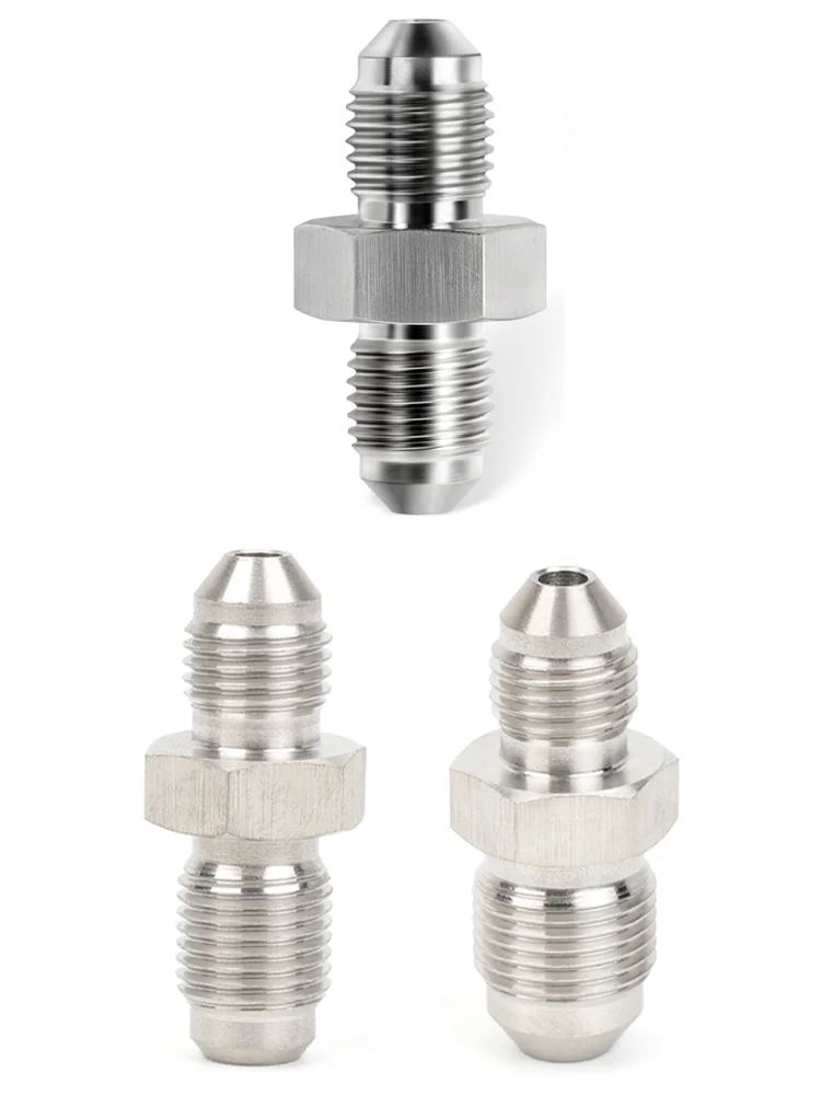 Bartoo-acier inoxydable AN3 mâle 3/8x24 UNF à M10x1/M12x1.5/AN3 mâle raccords de frein adaptateur composants de frein HR063