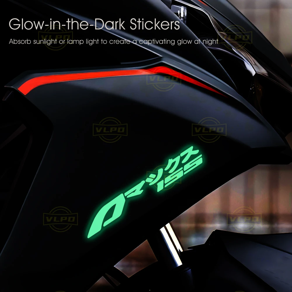 Motorcycle Glow Stickers Waterproof Decal for Yamaha NVX Aerox 155 Aerox155 NVX155 20217 2018-2022 2023 2024 2025 Accessories