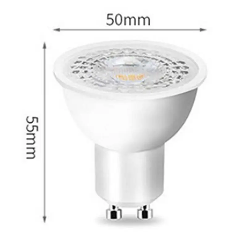 หลอดไฟสปอตไลท์ LED ความสว่างสูง ABYP GU10 7W 110-220V สำหรับใช้ในบ้าน ทดแทน ตกแต่ง