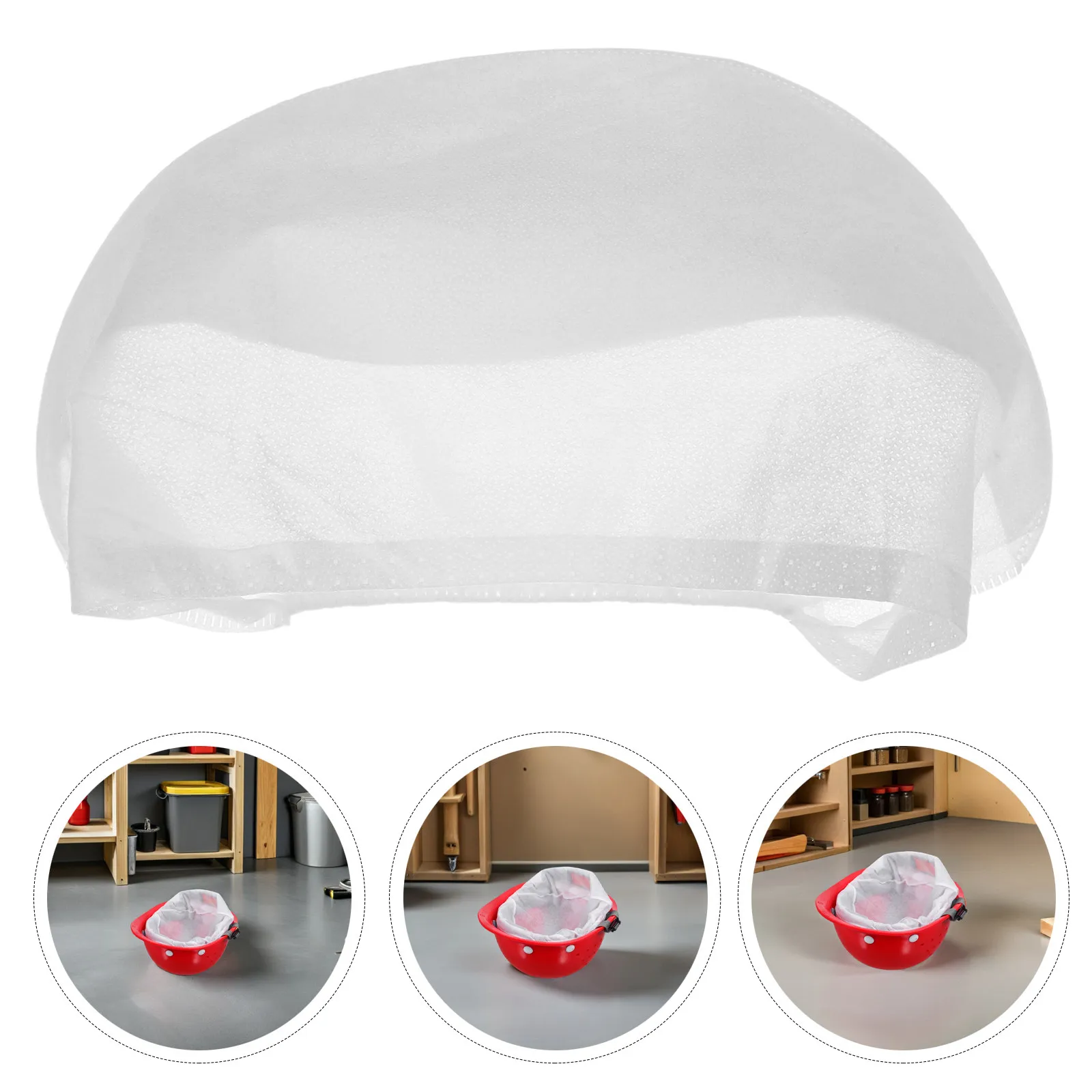 

10Pcs Safety Liner Breathable Nonwoven Sweat Absorbing Pads Universal Fit Work Construction Hard Hat Cushion Inner Pads
