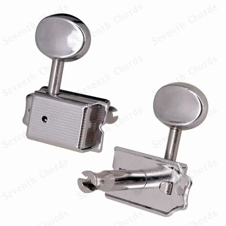 6R In Line Chrome Vintage Style Electric Guitar String Tuning Pegs Tuner Machine Heads For FD ST TL Style Electric Guitar