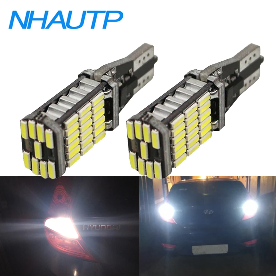 

2 шт., Сверхъяркие задние фонари T15 W16W для Kia Rio Hyundai Solaris 12 В