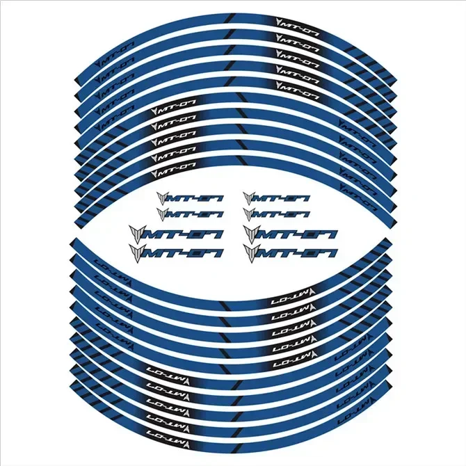 Dla YAMAHA MT-07 MT07 MT 07, naklejka dekoracyjna na koło konturowe - akcesoria C