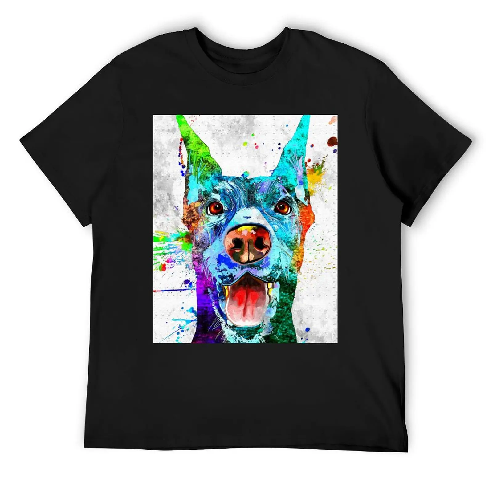 Doberman Pinscher Grunge T-Shirt graphic t shirt vintage vintage clothes oversized t shirt men