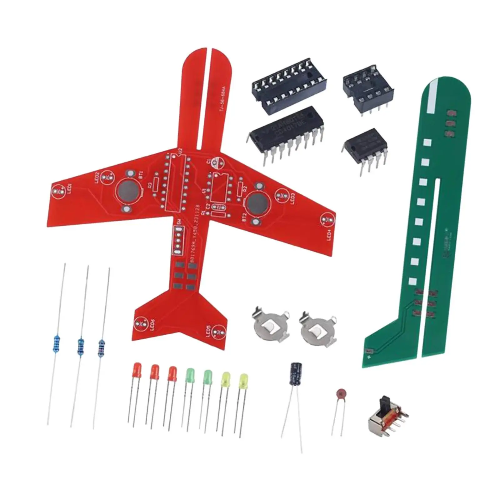 

Electronic Soldering Practice Kit Electronic Assembly Components Circuit Board Component Kit for Party Favors Teaching Prop
