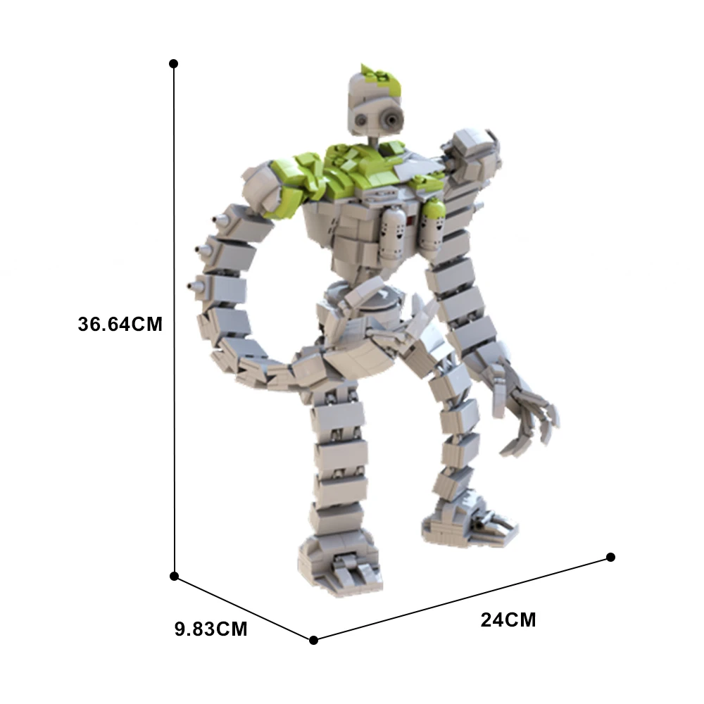 مجسمات متحركة من goالطوب MOC مجسمات عمل لروبوت لابوتان مقولبة من السماء نماذج مجمعة لتقوم بها بنفسك لعبة من الطوب هدية أعياد ميلاد للأطفال