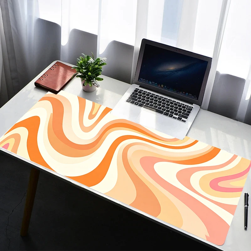 Large E-sports Mouse Pad Anime texture wave Smooth Flexible Rubber Gamer PC Computer Keyboard For CSGO Kawaii Mosuepad