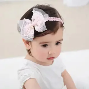 Baby Headband Flower Girls Bows Toddler Hair Bands for Baby Girls Kids Headbands Turban Newborn Haarband Baby Hair Accessories