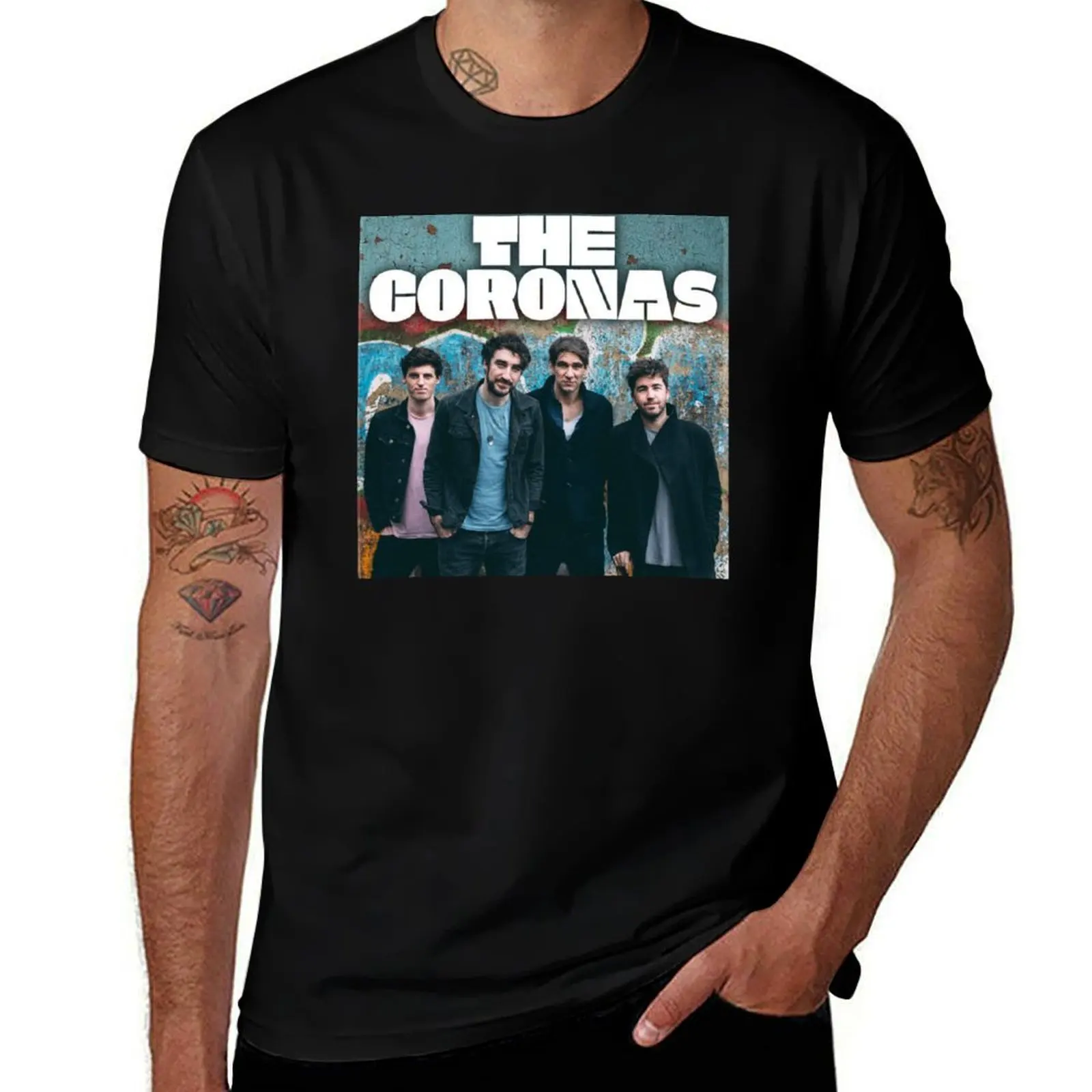 

The Coronas Music Band Tour T-Shirt men t shirt cotton 100% t shirt for man 100 percent cotton T-Shirt