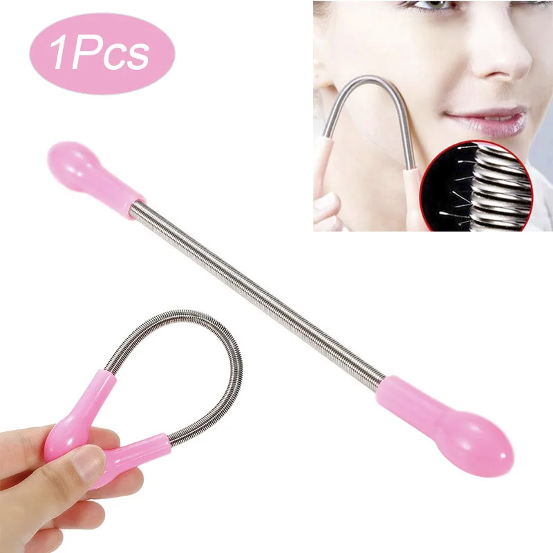 Epilator Stick Smooth Spring Facial Threading Tool Hair Removal Body Hair Cleaning Epilator Stick Beauty Tool