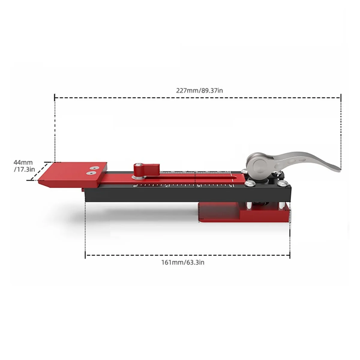 2pc Wall Panel Install Tool Precision Gecko Gauge Aluminum Adjustable Stepped Board Install Jig,Metric Inch Double Scale