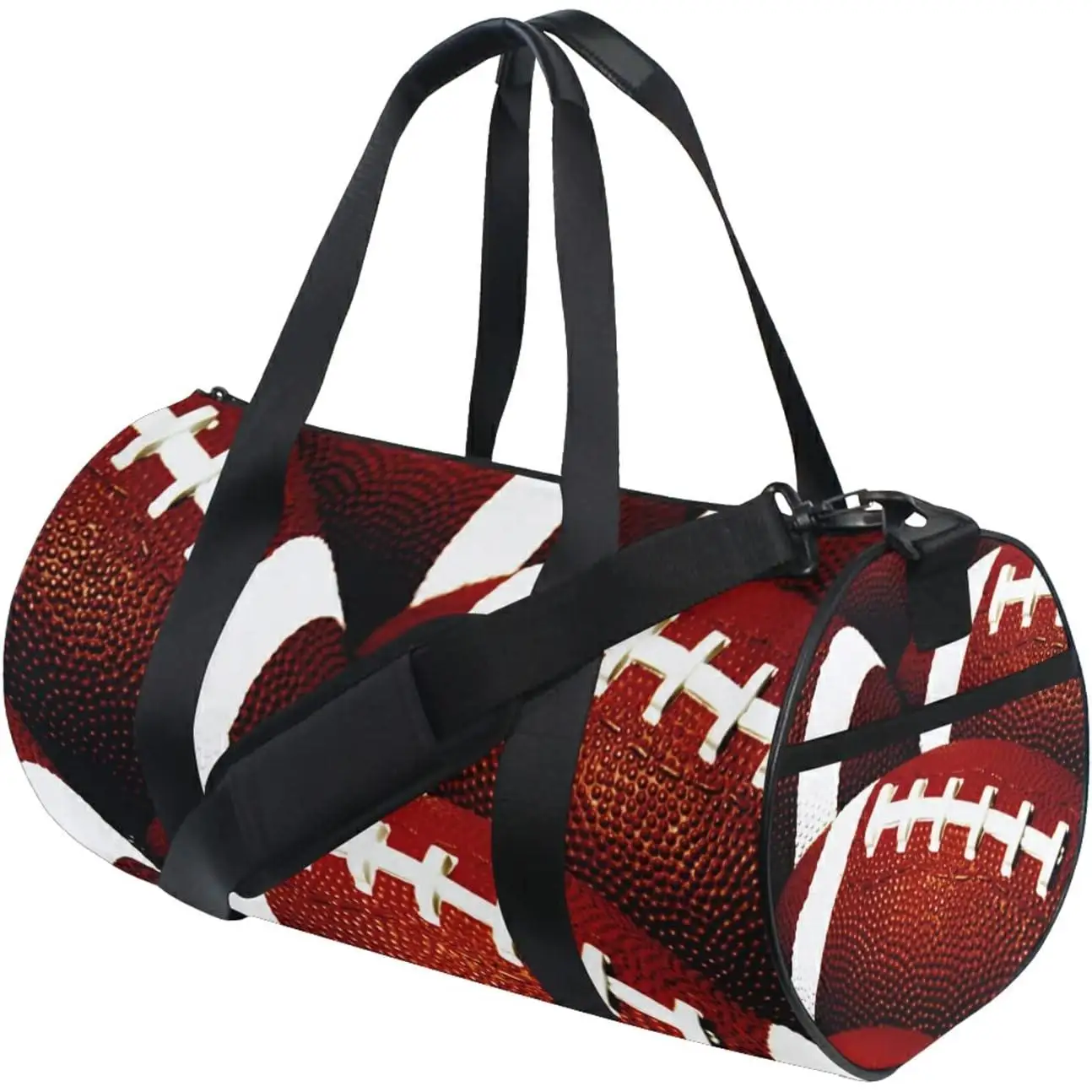 

American Football Duffel Bag Canvas Travel Bag for Gym Sports and Overnight