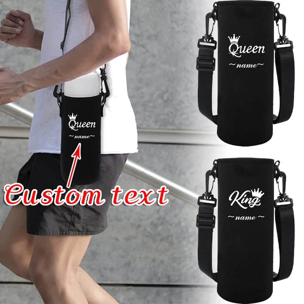 

Personalized Customization Adjustable 550-1500ML Sports Mouth Shaped Water Bottle Cover Portable Insulated Water Bottle Cover