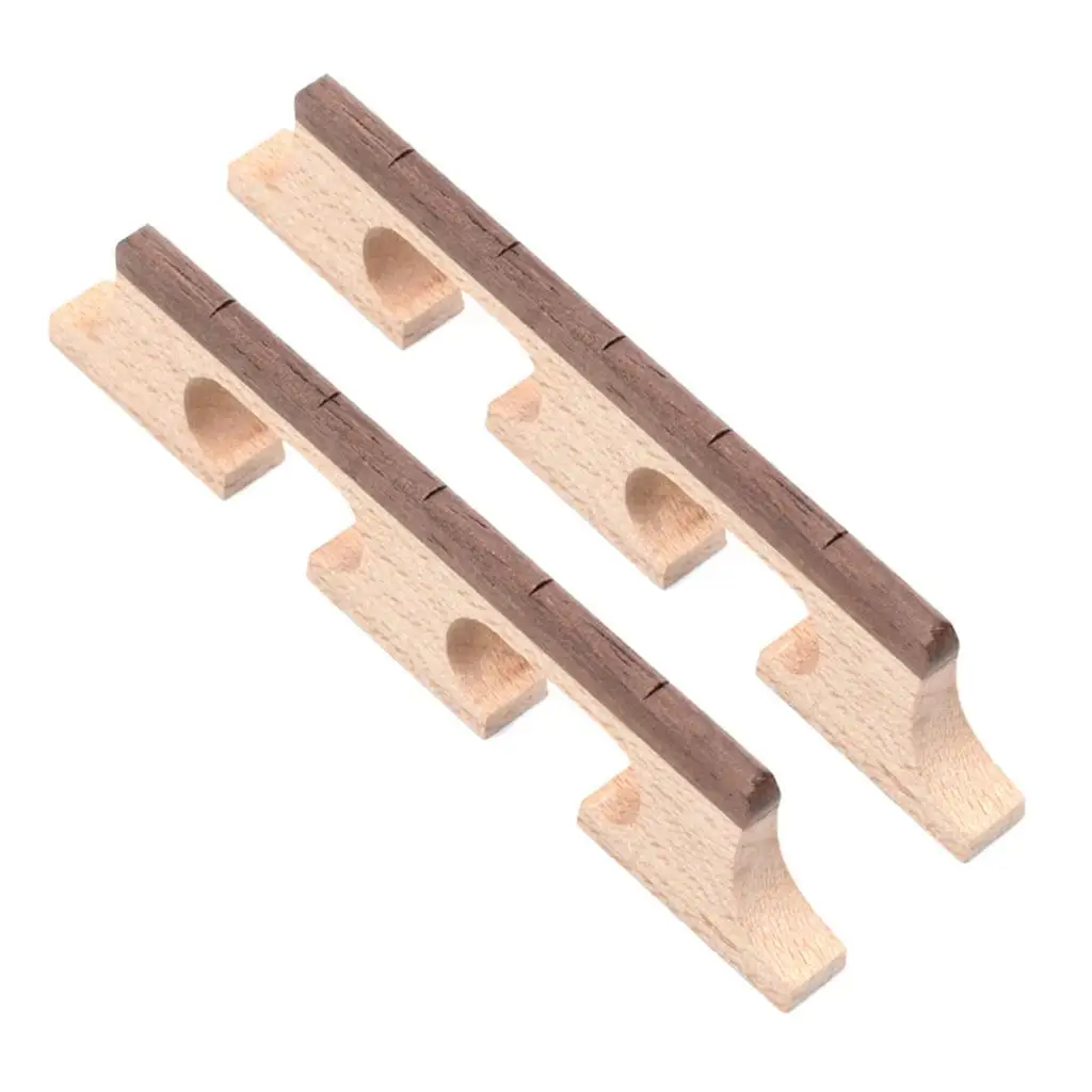 

Set of 2 Pieces five string Banjo Bridge Rosewood Bridge for Music Lover Gift